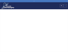 Tablet Screenshot of nevadaneurosurgery.com